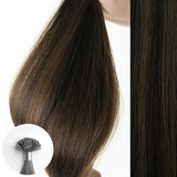 22 Inch Long Straight Keratin Fusion Hair Extensions (22.5 g per pack)