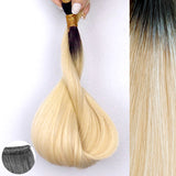 22 Inch Long Straight Machine Weft Hair Extensions (160 g per pack)