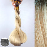 22 Inch Long Straight Machine Weft Hair Extensions (160 g per pack)