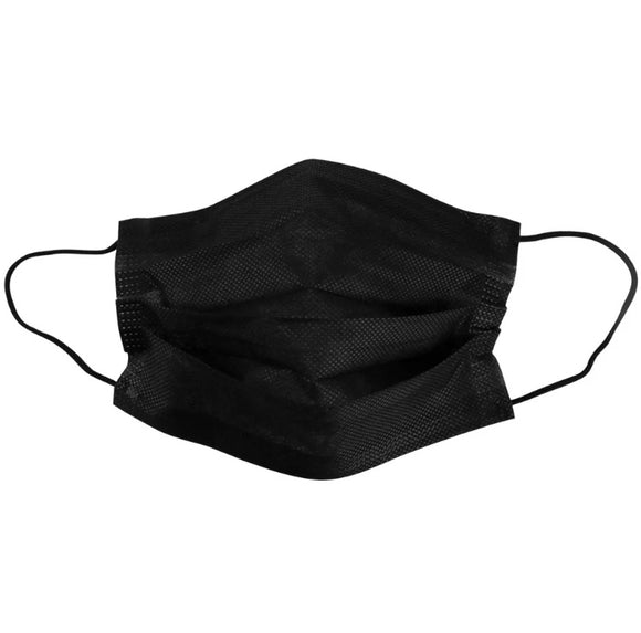 Disposable black mask 20/pk