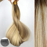 22 Inch Long Straight Machine Weft Hair Extensions (160 g per pack)