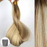 14 Inch Long Straight Tape In Hair Extensions (25 g per pack)